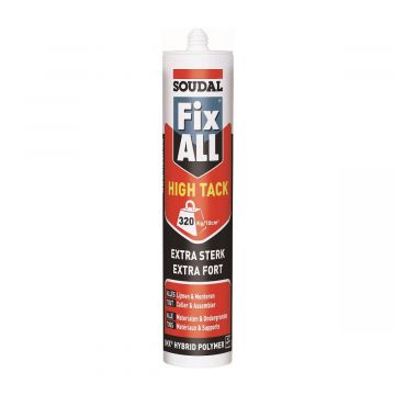 Soudal Fix All High Tack sterke kit wit 290ml 100268