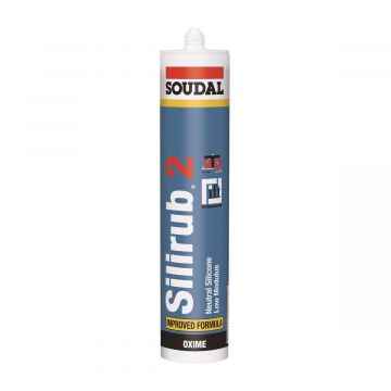 Soudal Silirub 2 siliconenkit transparant 310ml 102384