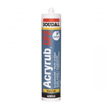 Soudal Acryrub CF2 Acrylaatkit Wit 310ml 121616