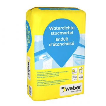 Weber Waterdichte Stucmortel | 20kg