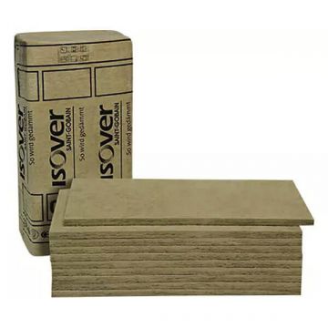 Isover Protect BSP 35 Panneaux de laine de roche 1,2 m x 0,6 m x 40 mm | 12 panneaux / paquet