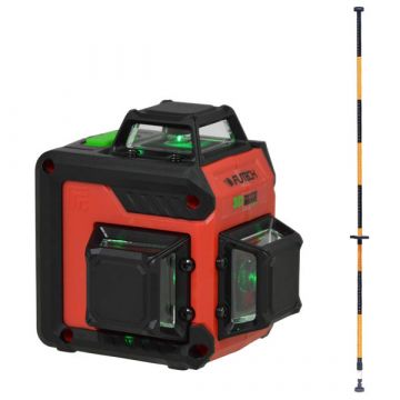 Laser Croix Futech Multicross 3D Brave Green + Trépied télescopique