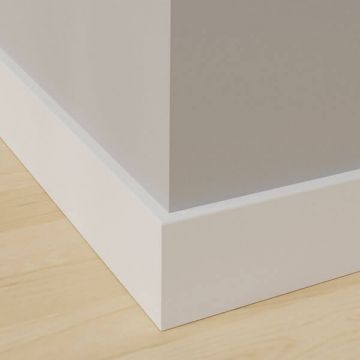 Arbis Plinthe Massif 2,6 m x 68 mm x 11 mm | Blanc