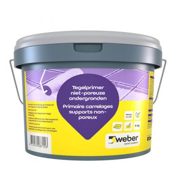 Weber Tegelprimer Niet Poreuze Ondergronden | 4kg