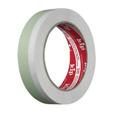 Ruban Adhésif Double-Face Kip Duoband 310 Vert | 25 m x 25 mm