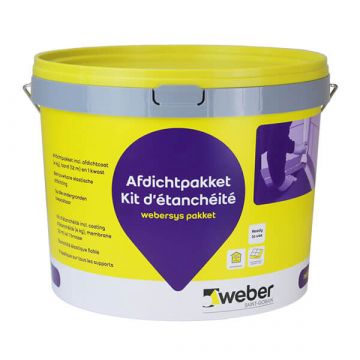 Weber Afdichtpakket voor Tegelen | 4kg + 12m band