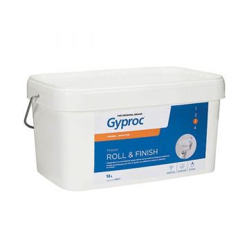 Gyproc Roll & Finish enduit d'égalisation 12 L