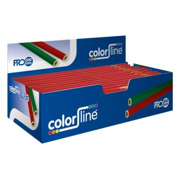 Color Line grijse schrijnwerkerspotlood rood 30cm JD 917030