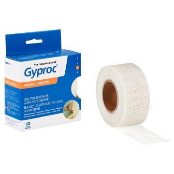 Gyproc Zelfklevende Voegband Wit 30m G109393