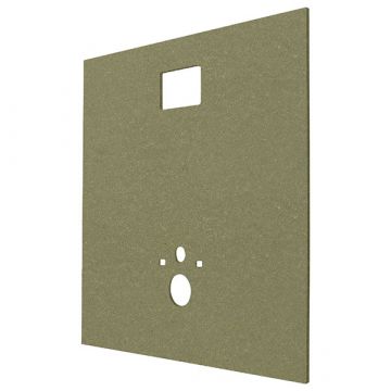 Plaque en MDF hydrofuge pour toilette suspendue de 1,2 m x 1 m x 18 mm