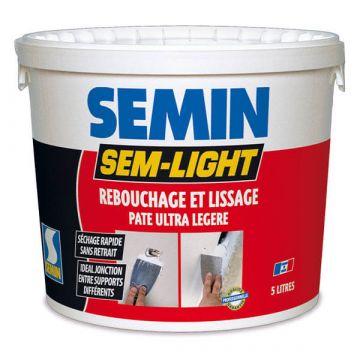 Enduit à séchage rapide Semin Sem-Light 5 L