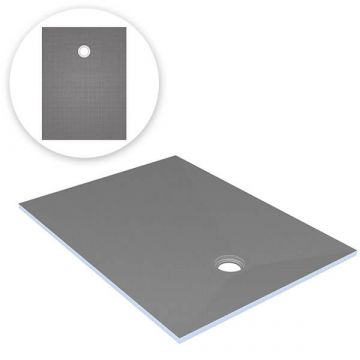 Wedi Fundo Ligno Plus receveur de douche 1200 x 900 mm | Écoulement décentré